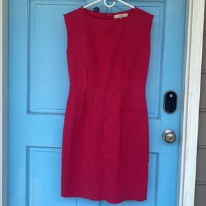 LOFT Sleeveless Hot Pink Dress size 6